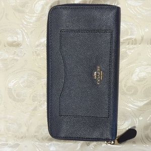 Coach Wallet, Navy Blue